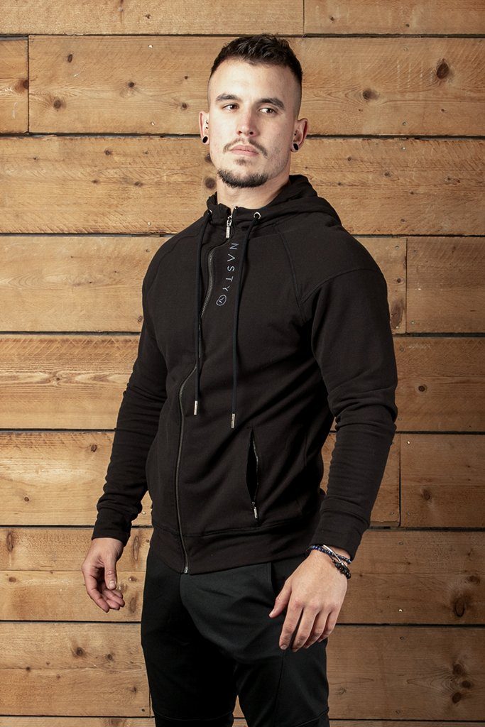 Nasty lifestyle hoody in black