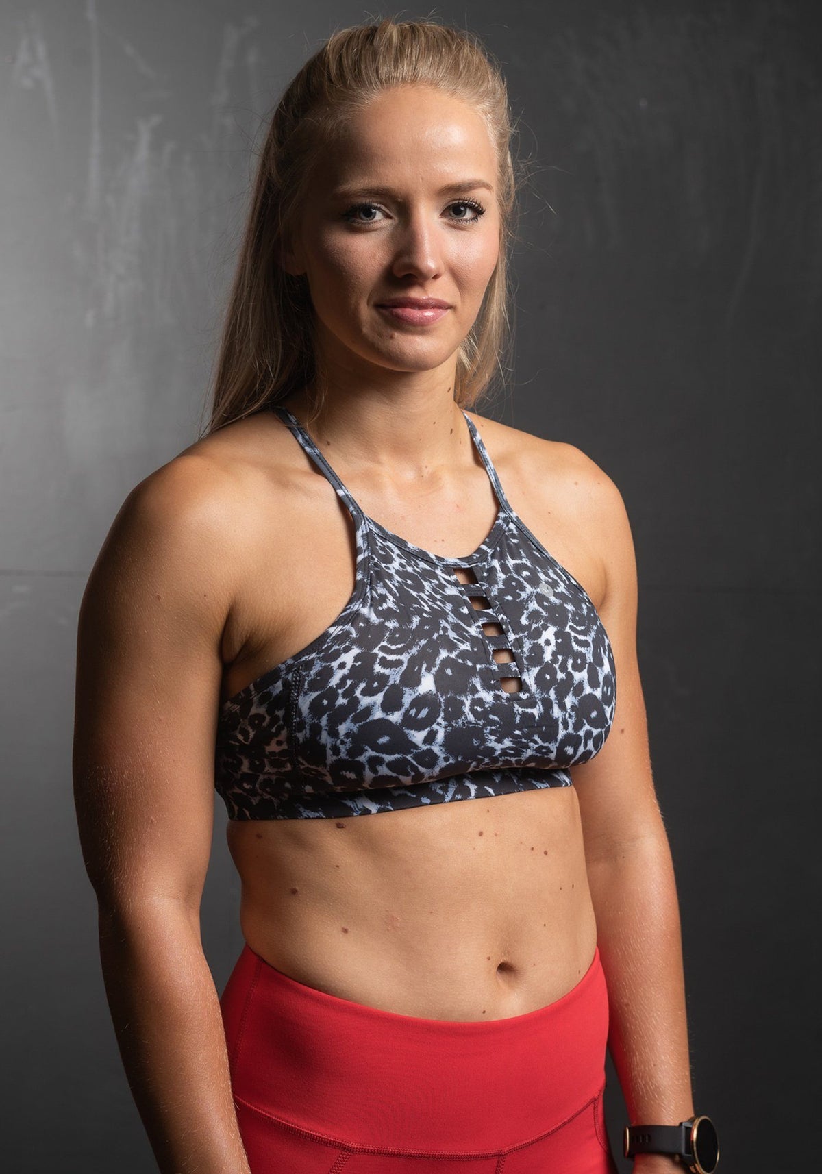 Nasty Lifestyle Atom sports bra in on trend leopard print