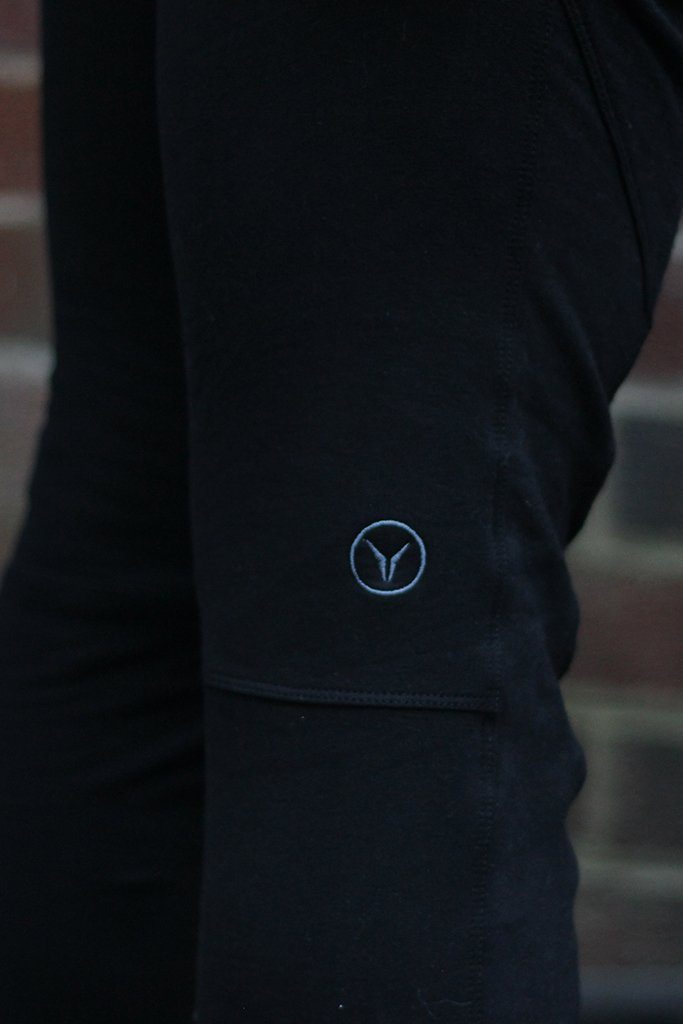 Nasty Lifestyle black jogger with embroidery