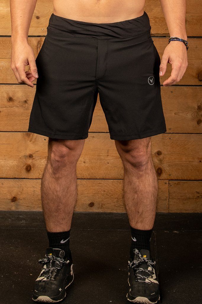 Black CrossFit training short with Nasty logo